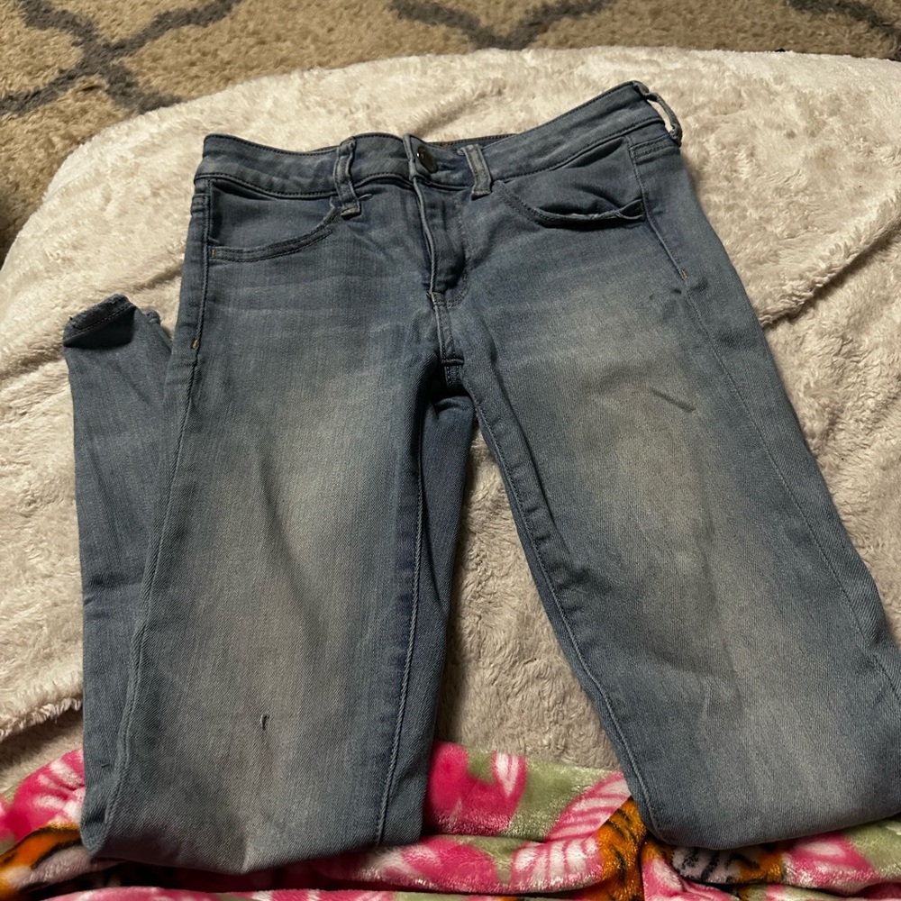 American Eagle Outfitters Women's Blue Skinny Jeans
